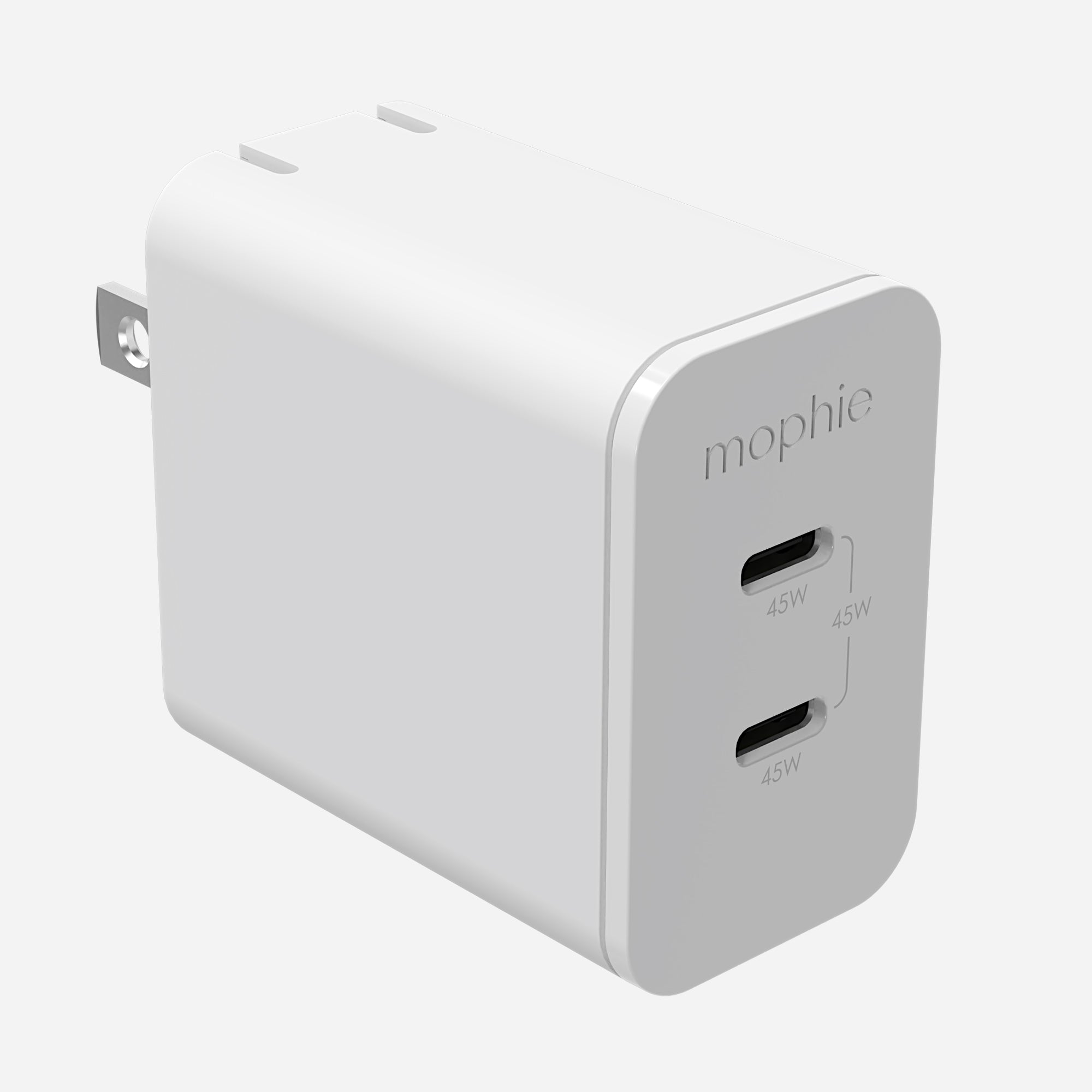 45W Dual Port USB-C Wall Adapter